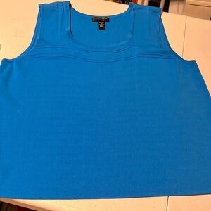 Cable & Gauge tank top, turquoise. Sz 3